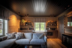 Deluxe-Apartment, Stadtblick | Wohnbereich