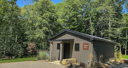 Woodside Cabins w/ Hot Tub, Deck & Trails on Picturesque Wine Country Estate