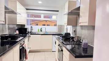 Microwave, oven, stovetop