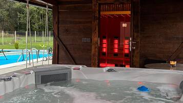 Bain à remous extérieur