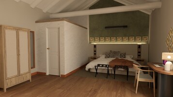 Een kluis op de kamer, een bureau, gratis wifi