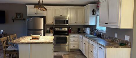 Microwave, oven, stovetop