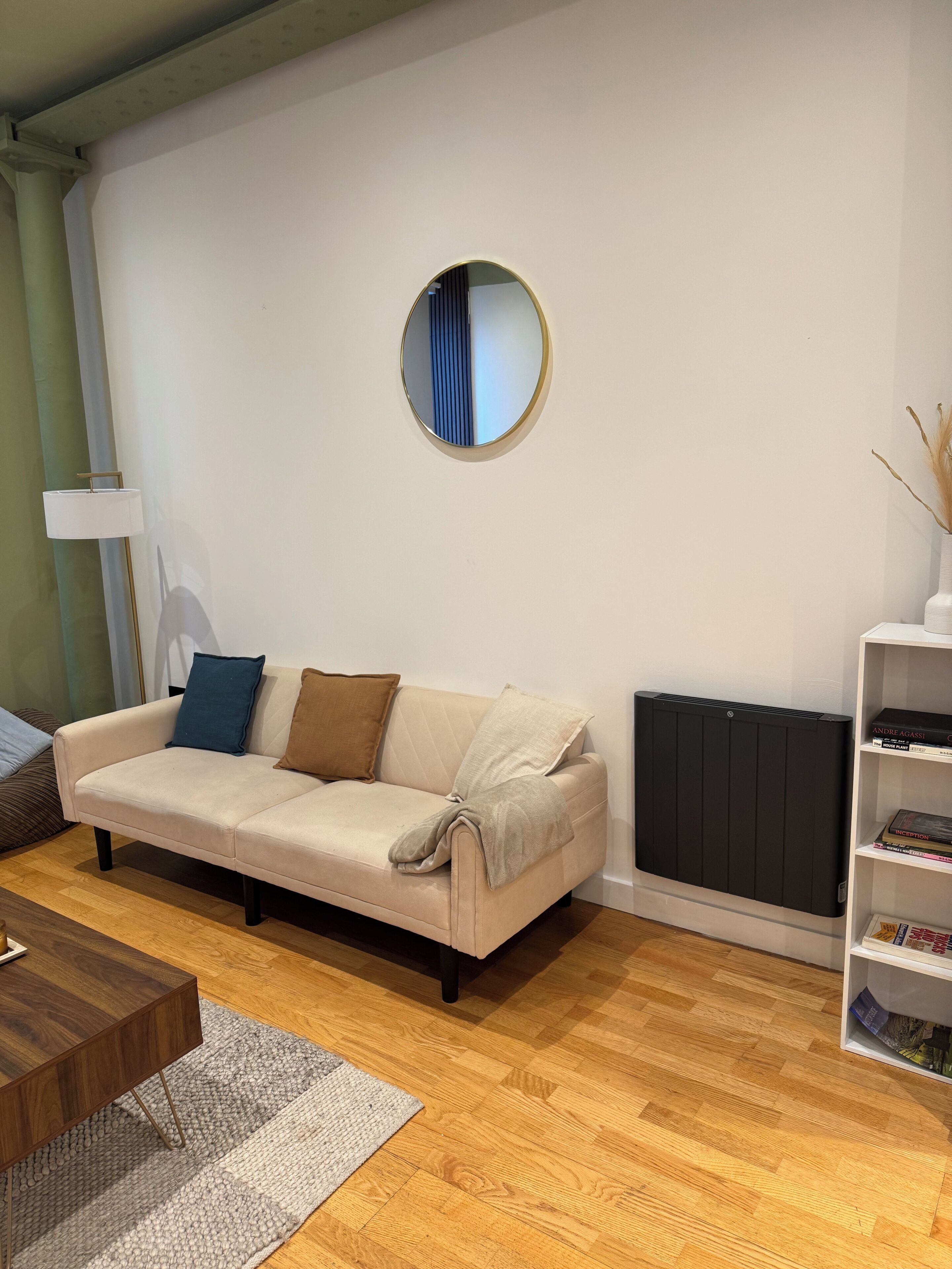 Apartment, 1 Bedroom, City View | Living room | Books