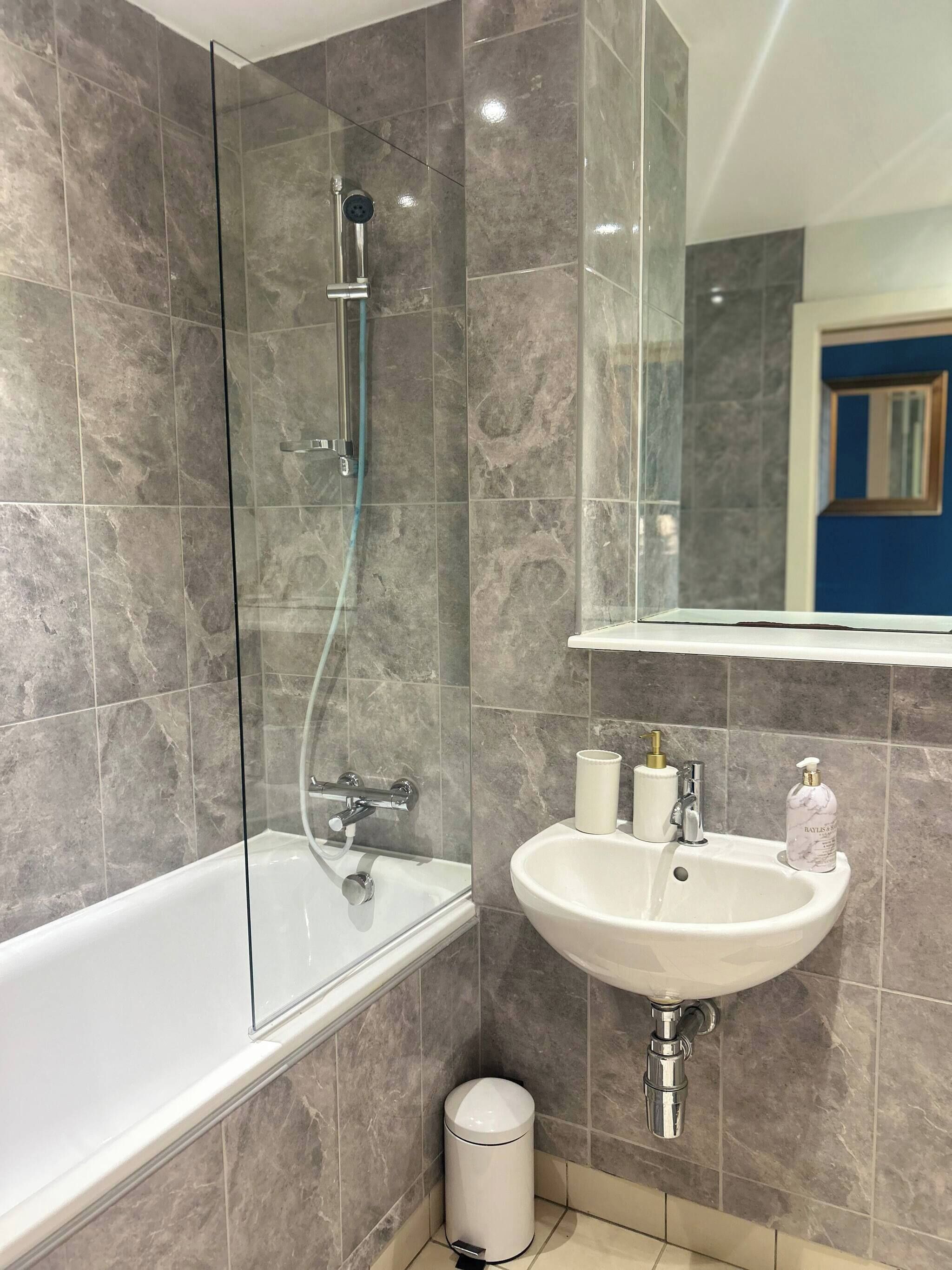 Leilighet, 1 soverom, byutsikt | Bad