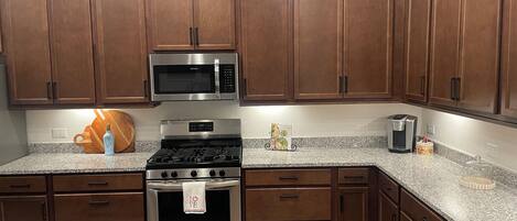 Microondas, horno, placa de cocina, lavavajillas