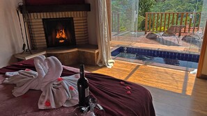 Chalet superior, vistas a la montaña | Escritorio y wifi gratis