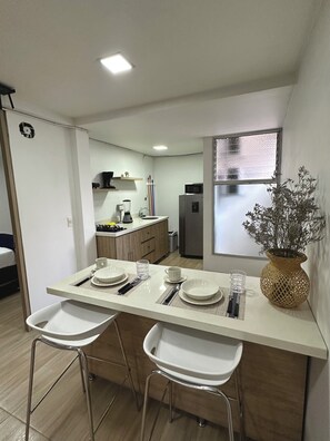 Appartamento Superior, balcone, vista parco | Cucina privata