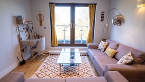 Apartment, 1 Bedroom | Living room - Surrey Hills Escape: Riverside Walks & Quick Links (Godalming)