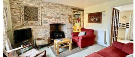 Maison, 2 chambres | Salle de séjour