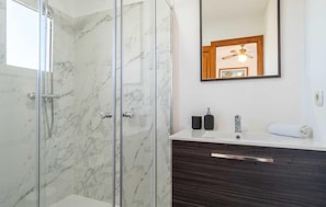 Shower, hair dryer
