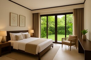 Hypo-allergenic bedding, desk, free WiFi, bed sheets