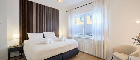 2 Schlafzimmer, Bügeleisen/Bügelbrett, kostenloses WLAN, Bettwäsche