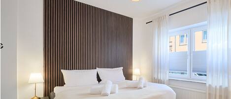 2 chambres, fer et planche Ă repasser, Wi-Fi gratuit, draps fournis