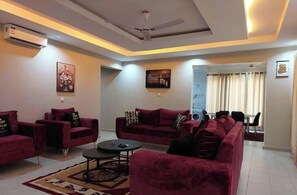 Living area - October Apartments 2 2 ensuite bedroom Vacation Home / Apartment in Kasoa (Kasoa)