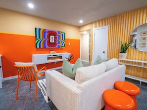 TV connectée, cheminée