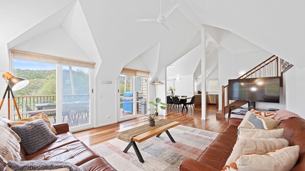 Una televisión, libros