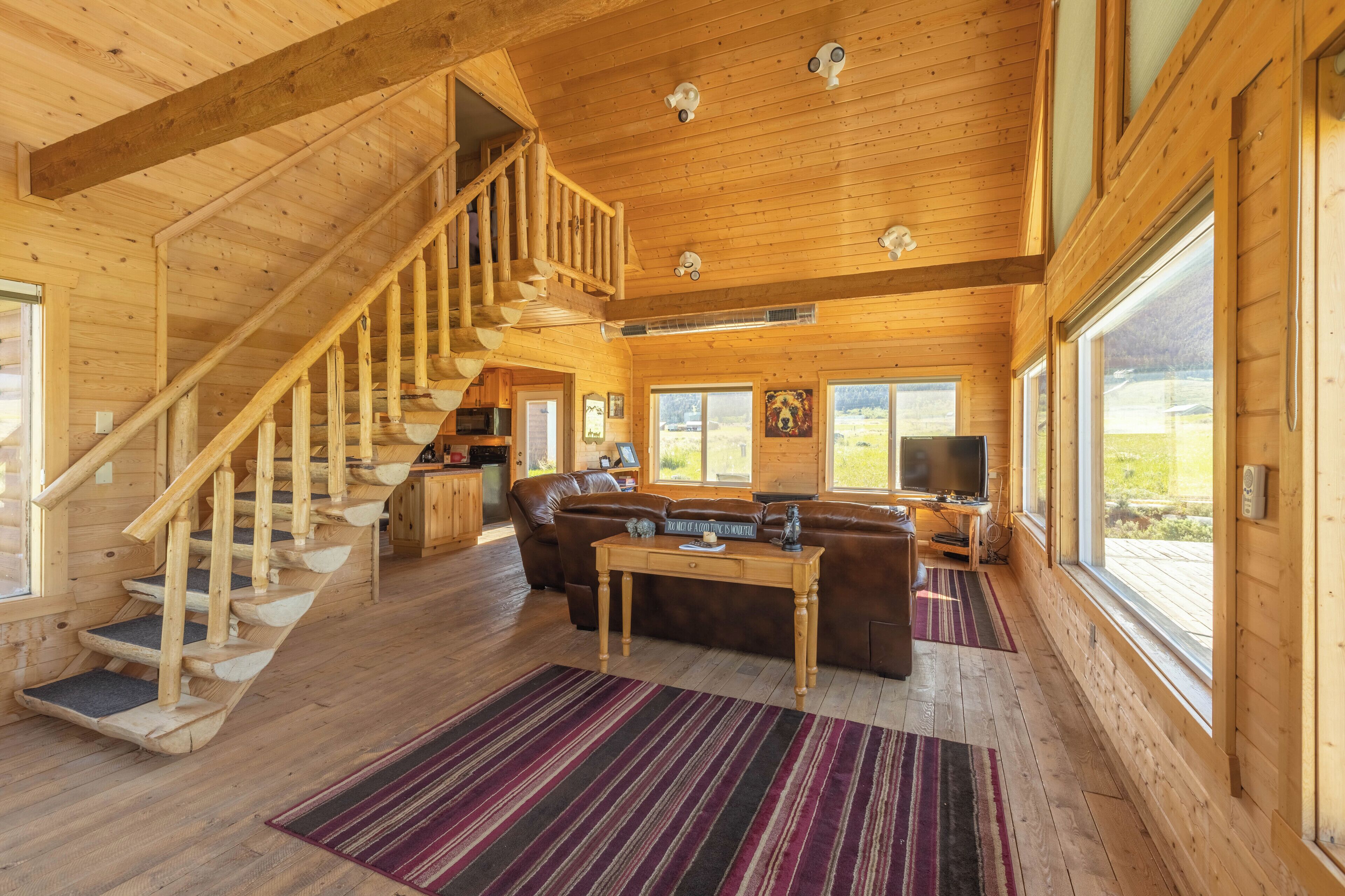 Télévision, cheminée