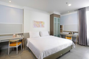 Dobbeltrom – deluxe | Strykejern/-brett og wi-fi (inkludert)