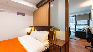 1 bedroom, desk, free WiFi, bed sheets