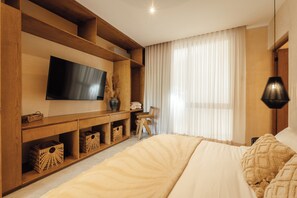 Apartment, 1 King-Bett und Schlafsofa, eigener Pool | Zimmersafe, Verdunkelungsvorhänge, kostenloses WLAN