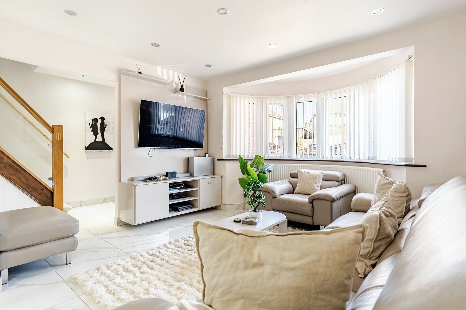 TV, video games, offices