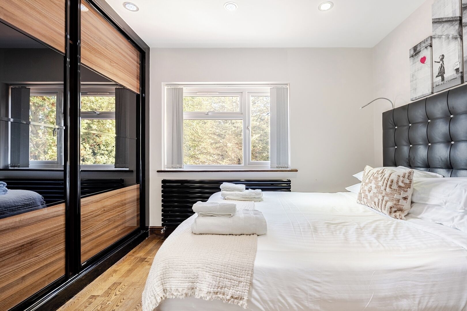 2 bedrooms, iron/ironing board, travel crib, WiFi