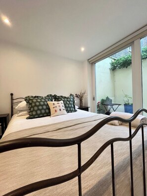 2 bedrooms, iron/ironing board, travel crib, WiFi