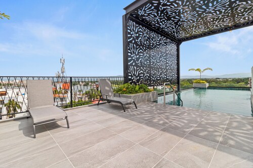 Brand New bedroom condo in Nuevo Vallarta with rooftop pool at Quinta El Garden