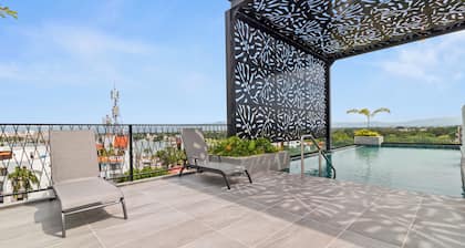 Brand New bedroom condo in Nuevo Vallarta with rooftop pool at Quinta El Garden