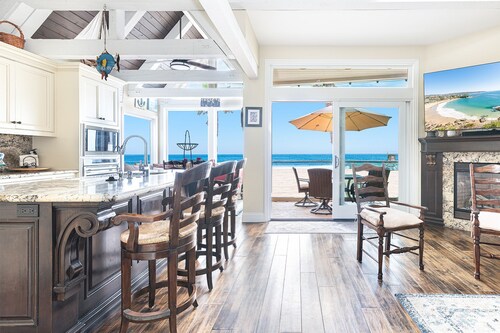 Luxury 3-Story Beachfront Home w/ AC | Panoramic Ocean Views | Directly on the Sand!