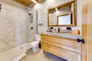 Hair dryer, towels