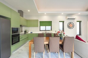 Villa, Patio | Private kitchen