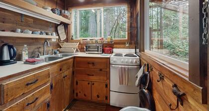 Charming cabin w/ wifi, private backyard & convenient location