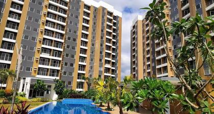 1 BR Taytay Condo WIFI Cignal Netflix Pool Patio