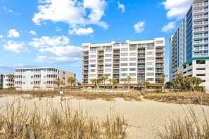 Exterior - Oceanfront condo with pool, private balcony, W/D & direct beach access (North Myrtle Beach)