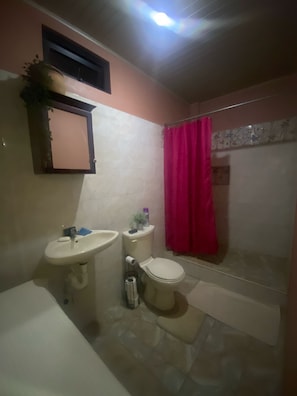 Doccia, asciugacapelli, asciugamani, sapone