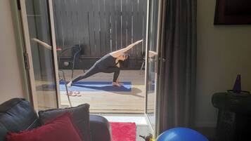 Shared Dormitory, 1 Bedroom, Accessible, Garden View | Fitness facility