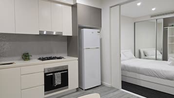 1 chambre, fer et planche Ă  repasser, draps fournis