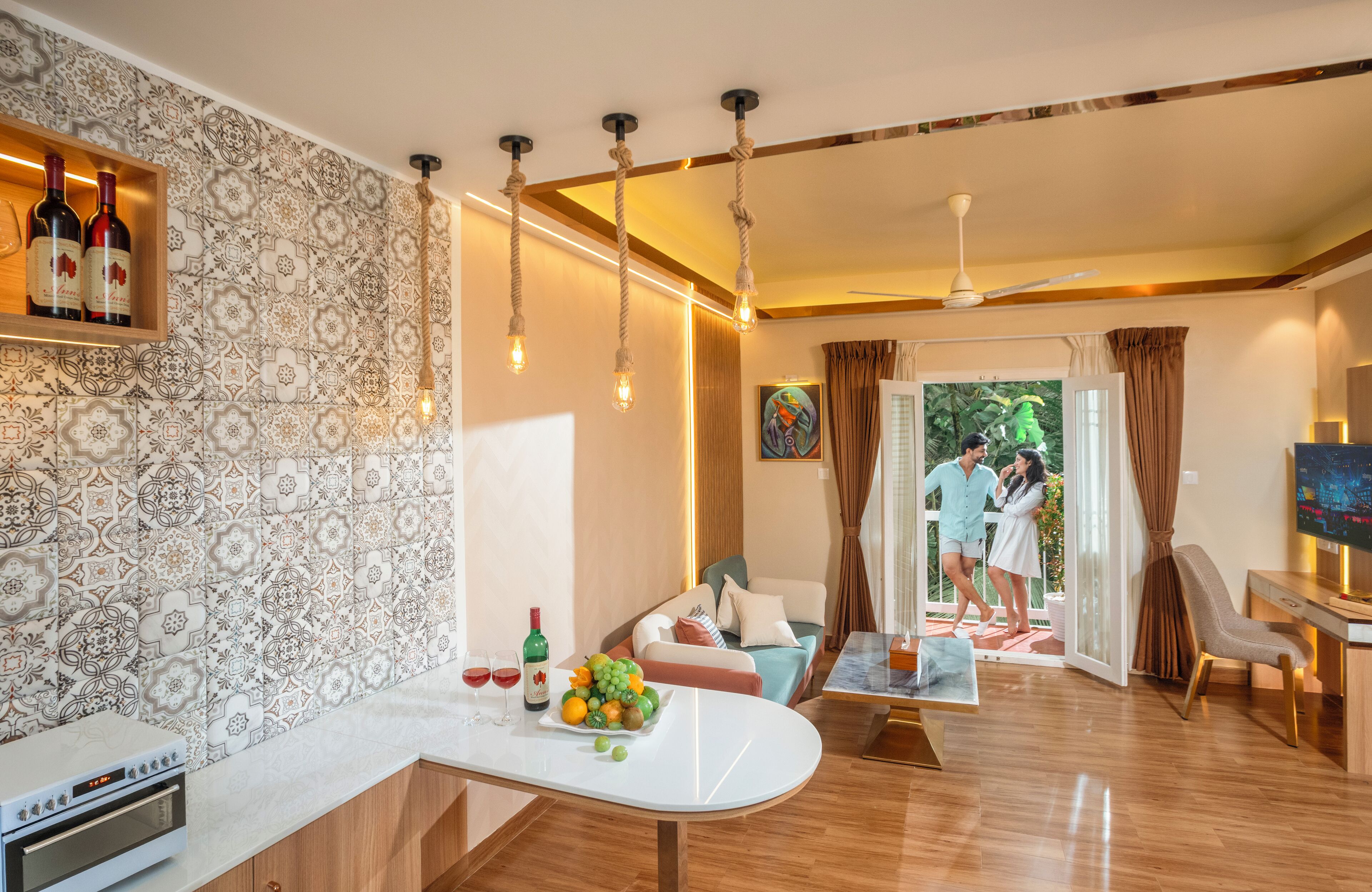 Suite Grand | Brankas, meja kerja, tirai kedap cahaya, dan kedap suara