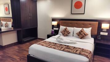 Quarto luxo | Escrivaninha, Wi-Fi de cortesia