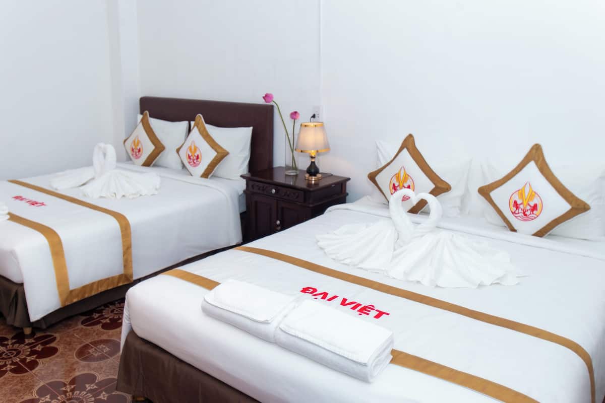 Deluxe Room, 2 Queen Beds, Housekeeping, City View | Desk, free WiFi