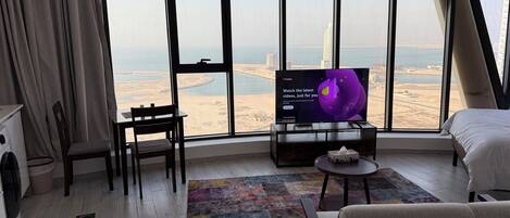 1 soverom, strykejern/-brett og internettilgang