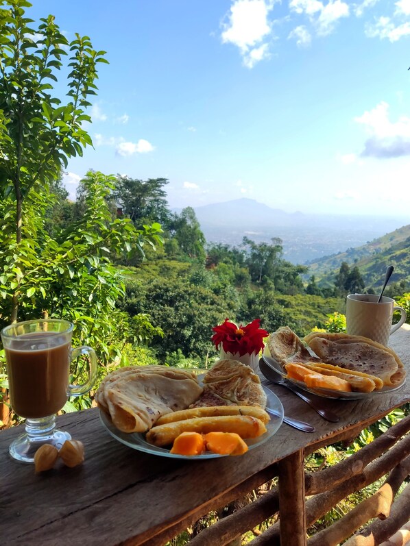Opções para refeição ao ar livre