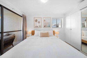 2 bedrooms, iron/ironing board, travel crib, WiFi