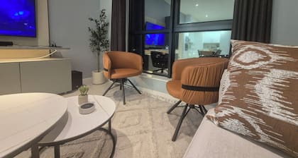 Cozy 1-bedroom apartment in lovely Gaborone with AC, fitness room
