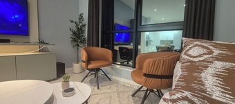 Cozy 1-bedroom apartment in lovely Gaborone with AC, fitness room