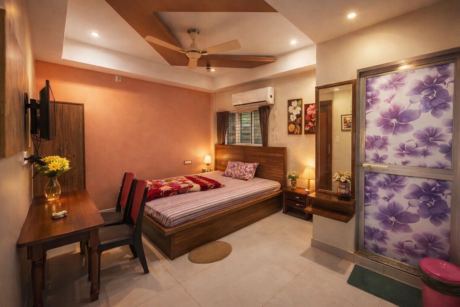 Habitación doble Deluxe, aire acondicionado | Ropa de cama hipoalergénica y caja de seguridad en la habitación 