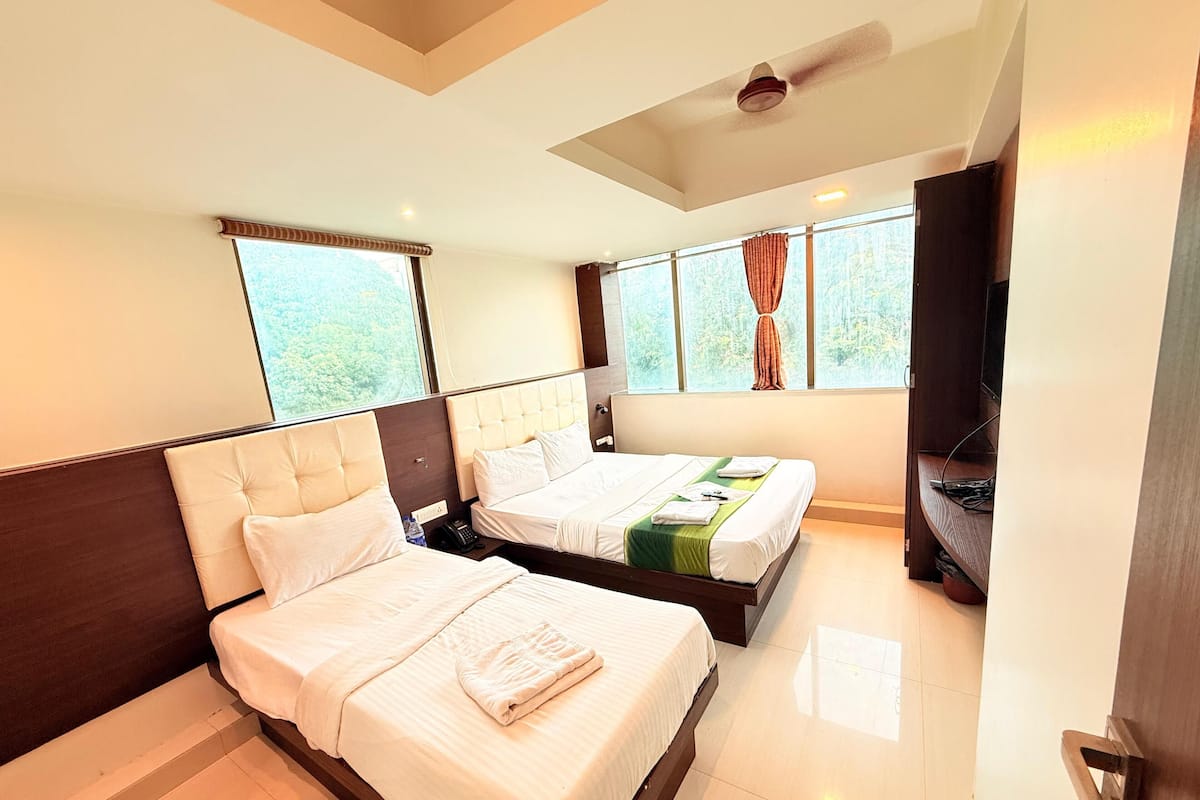 Deluxe Triple Room, City View | Iron/ironing board, free WiFi