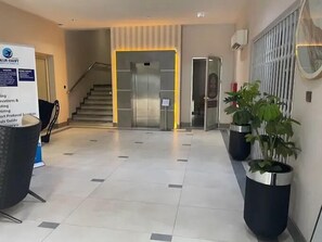 Interior entrance