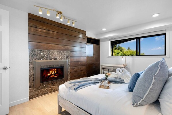 2 bedrooms, iron/ironing board, travel crib, WiFi